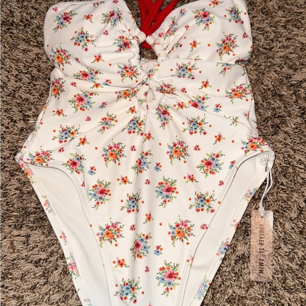 Forever 21 floral One-Piece Swimsuit